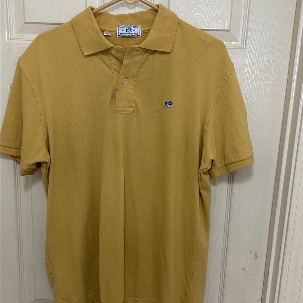Skipjack Yellow Embroidered Wake Forest Logo Short Sleeve Golf Polo Sport, L